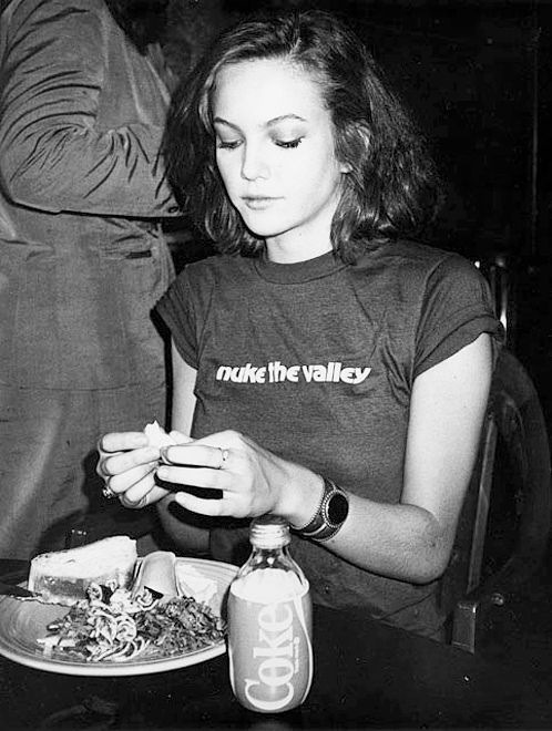 Nuke the Valley t-shirt worn by Diane Lane