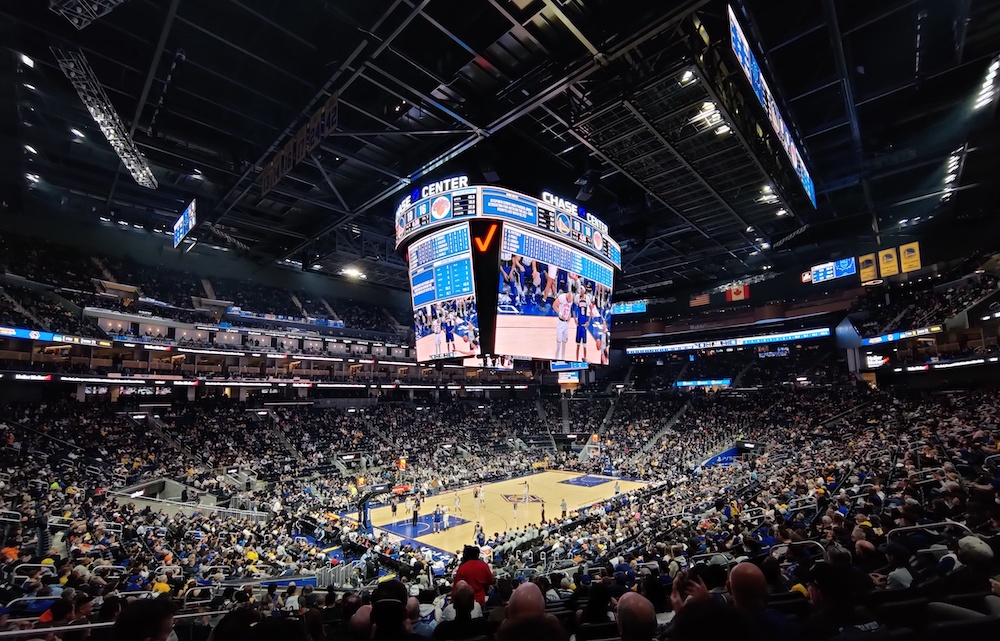 The Warriors v. Knicks game